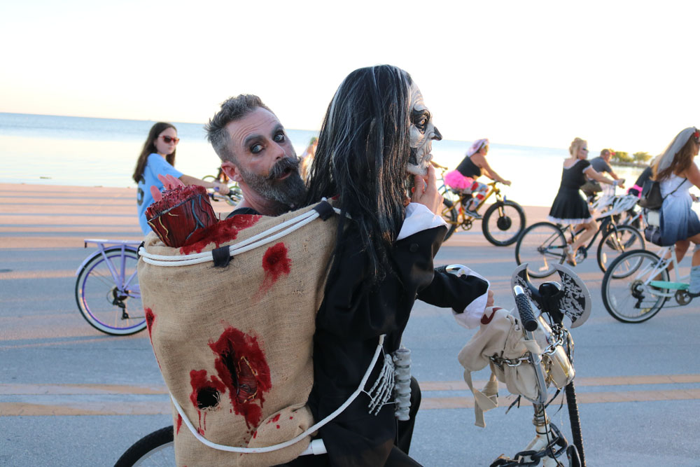 Zombie Bike Ride 2018 photo - Duval Street, Key West